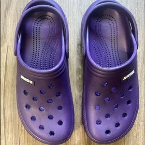 Amoji Clogs Slip On Purple